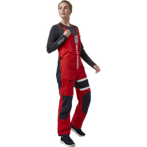 2021 Helly Hansen Womens Salt Coastal Jacket & Trouser Combi Set - Alert Red